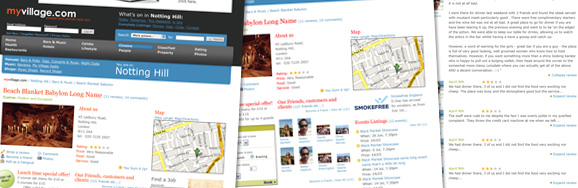 MyVillage 2.0 Design spread